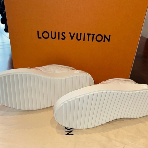 Louis Vuitton New Time Out Pink Sneakers - Picture 5 of 10